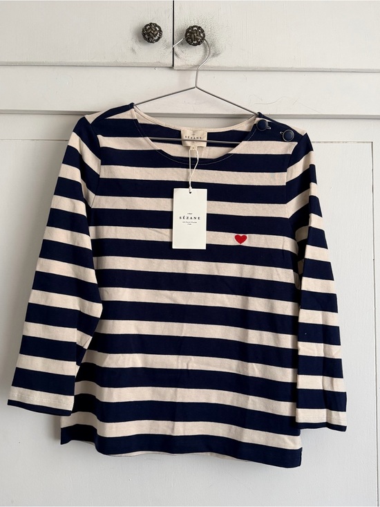 Sezane Tops - Sezane Colette Mariniere Top